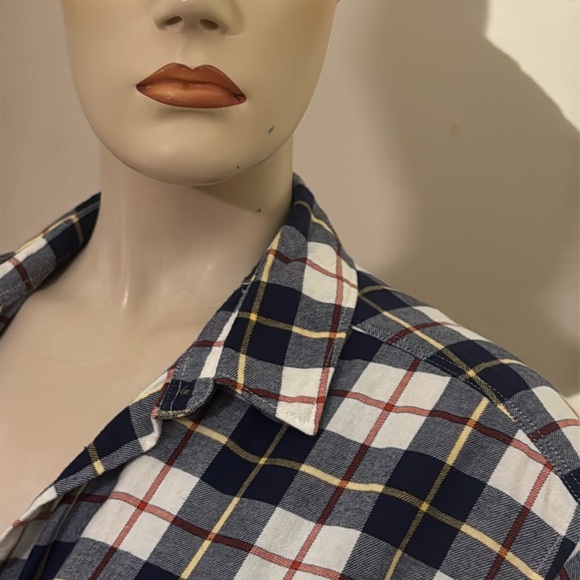Uniqlo Plaid Flannel Drawstring Waist Dress - Picture 6 of 17